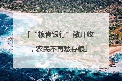 “粮食银行”敞开收，农民不再愁存粮