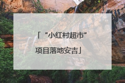 “小红村超市”项目落地安吉