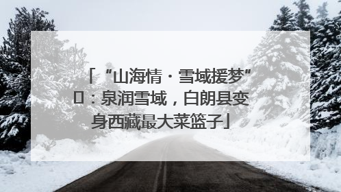 “山海情・雪域援梦”⑪：泉润雪域，白朗县变身西藏最大菜篮子