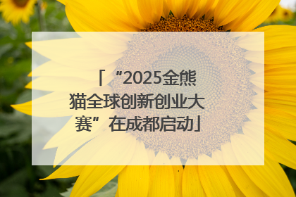 “2025金熊猫全球创新创业大赛”在成都启动