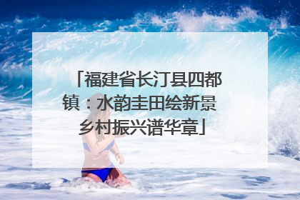福建省长汀县四都镇：水韵圭田绘新景 乡村振兴谱华章