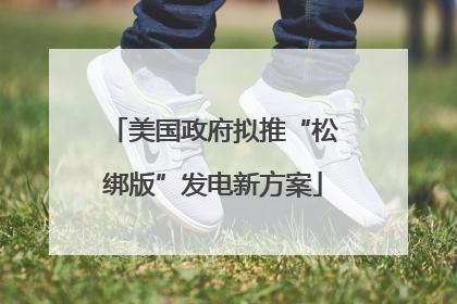 美国政府拟推“松绑版”发电新方案