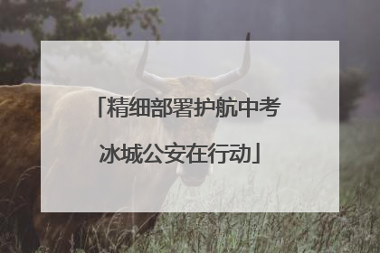 精细部署护航中考 冰城公安在行动