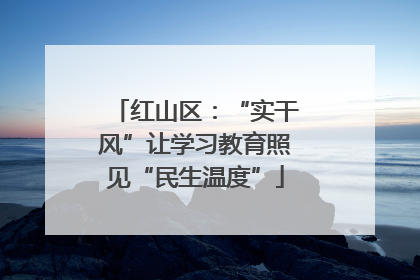 红山区：“实干风”让学习教育照见“民生温度”
