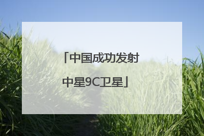 中国成功发射中星9C卫星