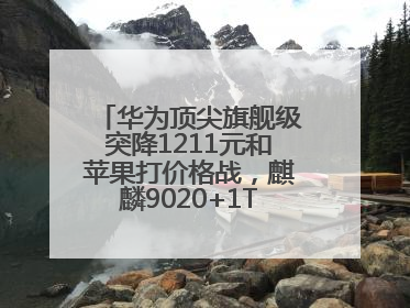 华为顶尖旗舰级突降1211元和苹果打价格战，麒麟9020+1TB+卫星通信！