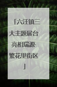 六汪镇三大主题展台亮相瑞源·繁花里街区