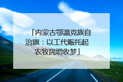 内蒙古鄂温克族自治旗：以工代赈托起农牧民增收梦
