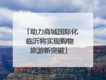 助力商城国际化 临沂将实现购物旅游新突破