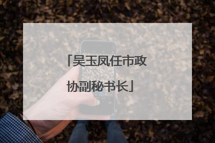 吴玉凤任市政协副秘书长