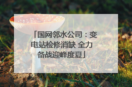 国网邻水公司：变电站检修消缺 全力备战迎峰度夏