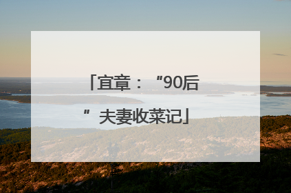 宜章：“90后”夫妻收菜记