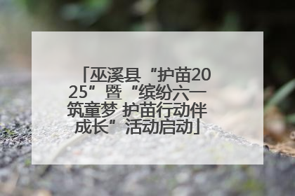 巫溪县“护苗2025”暨“缤纷六一筑童梦 护苗行动伴成长”活动启动