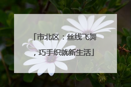 市北区：丝线飞舞，巧手织就新生活