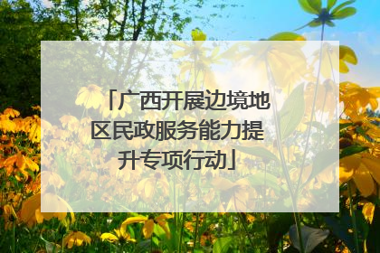 广西开展边境地区民政服务能力提升专项行动