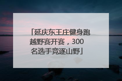 延庆东王庄健身跑越野赛开赛，300名选手竞逐山野
