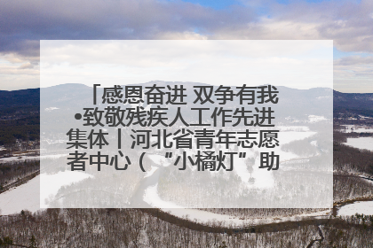 感恩奋进 双争有我•致敬残疾人工作先进集体丨河北省青年志愿者中心（“小橘灯”助残接力计划实施团队）：用温暖陪伴，守护特殊孩子成长