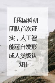 我国科研团队首次证实，人工智能可自发形成人类级认知