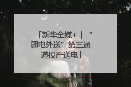 新华全媒+｜“疆电外送”第三通道投产送电