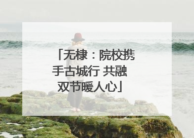 无棣：院校携手古城行 共融双节暖人心