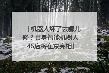 机器人坏了去哪儿修？具身智能机器人4S店将在京亮相