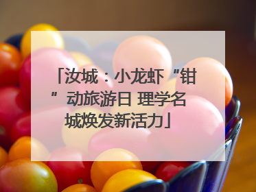 汝城：小龙虾“钳”动旅游日 理学名城焕发新活力