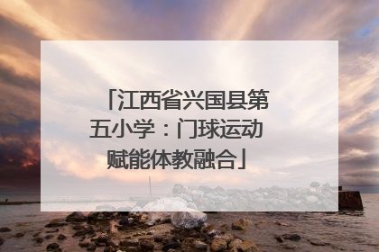 江西省兴国县第五小学：门球运动赋能体教融合