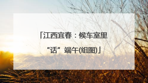 江西宜春：候车室里“话”端午(组图)