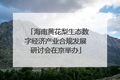 海南黄花梨生态数字经济产业合规发展研讨会在京举办