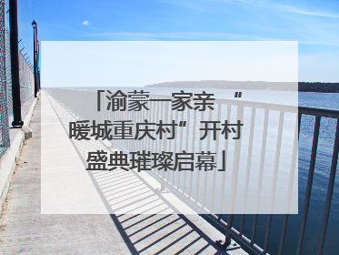 渝蒙一家亲 “暖城重庆村”开村盛典璀璨启幕
