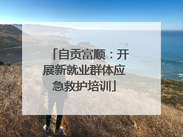 自贡富顺：开展新就业群体应急救护培训