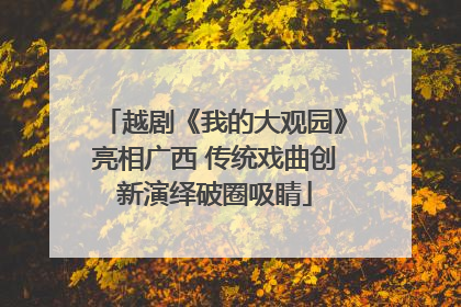 越剧《我的大观园》亮相广西 传统戏曲创新演绎破圈吸睛