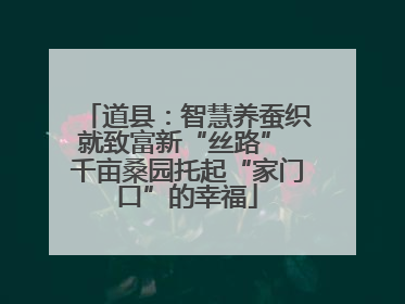 道县：智慧养蚕织就致富新“丝路” 千亩桑园托起“家门口”的幸福