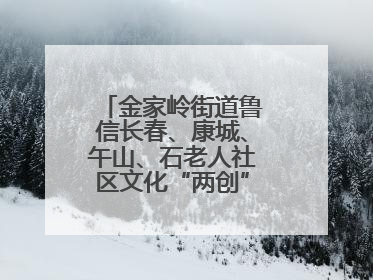 金家岭街道鲁信长春、康城、午山、石老人社区文化“两创”社区书院结业