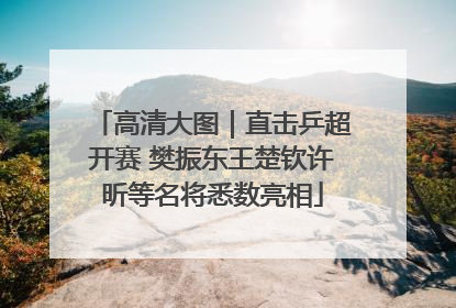 高清大图｜直击乒超开赛 樊振东王楚钦许昕等名将悉数亮相