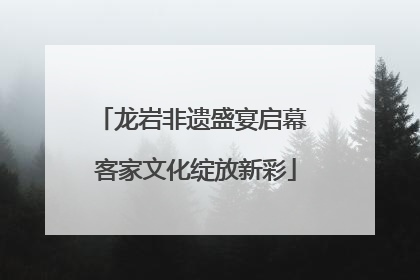 龙岩非遗盛宴启幕 客家文化绽放新彩