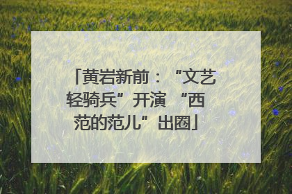 黄岩新前：“文艺轻骑兵”开演 “西范的范儿”出圈