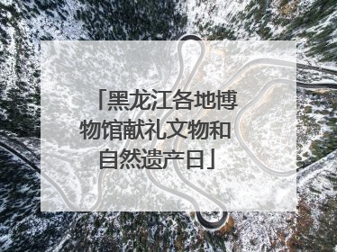 黑龙江各地博物馆献礼文物和自然遗产日