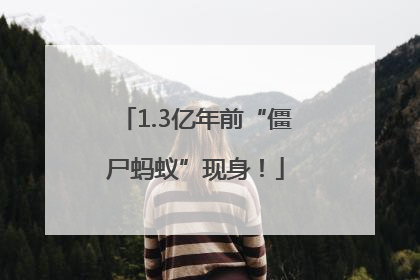 1.3亿年前“僵尸蚂蚁”现身！