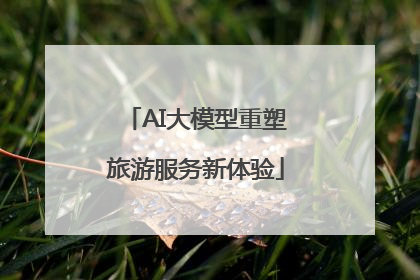 AI大模型重塑旅游服务新体验