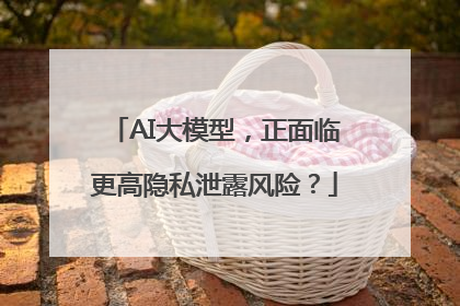 AI大模型，正面临更高隐私泄露风险？
